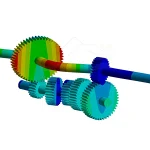 تحلیل مودال گیربکس
