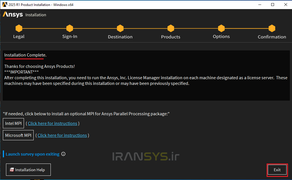 دانلود نرم افزار ansys 2025 r1