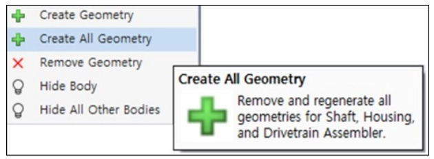 قابلیت جدید به نام Create All Geometry 