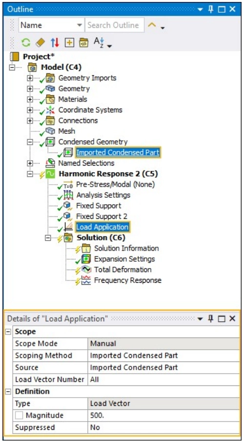 استفاده از گزینه Load Application
